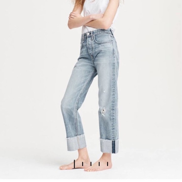 rag & bone Denim - NWT Rag & Bone Maya High Rise Ankle Straight Jeans in Rowdy